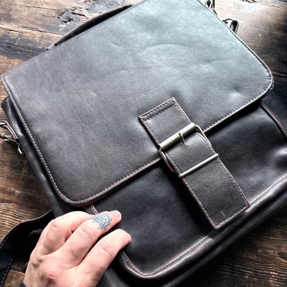 HUGE Aldo leather bag backpack
